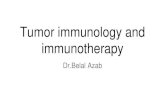 Tumor immunology and immunotherapy - JU Medicine · 2020. 12. 15. · 1- Natural killer cells cells, recognize Stress-associated molecules on damaged and cancerous cells 2- Dendritic