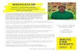 MADAGASCAR - Amnesty International CanadaClovis Razafimalala loves Madagascar’s rainforest. One of his priorities is to protect its endangered, ruby-coloured rosewood trees. They