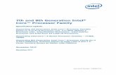 7th and 8th Generation Intel Core™ Processor Family · Document Number: 334663-011 . 7th and 8th Generation Intel® Core™ Processor Family . Specification Update . Supporting