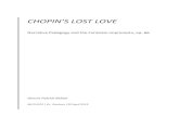 Chopin's Lost Love - Dennis Belisledennisbelisle.com/pdfs/Chopins_Lost_Love.pdf · 2020. 2. 19. · Fantaisie-Impromptu op. 66, composed in 1834, is one of Chopin’s widely known