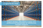 Pallet Racking | Quickline Storage - Expert design, affordable 2020. 6. 3.آ  Creating pallet racking