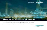 MES Wonderware (AVEVA) · 2020. 6. 8. · Wonderware MES Quality – возможности Спецификация качества: - Какие характеристики необходимо