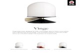Vinge - orsjo.com · Vinge Vinge table lamp, designed by Note, encourages users to take a more active role in lighting their surroundings. The minimalist exterior is just one compo‐