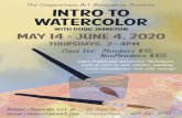 Intro to WatercolorLearn traditional watercolor techniques, such as wet in wet washes, masking, using transparency and color mixing i 607. 547. 9777 22 Main St. Cooperstown Title Intro