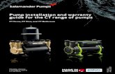 Pump installation and warranty guide for the CT range of pumps€¦ · Pre-installation Checklist Our pre-installation guidelines are detailed on the following pages, but some of