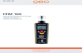 FFM 100 · 2020. 7. 29. · FFM 100 is an electronic humidity indicator working on the principle of high frequency measurement. The instrument is used for non-contact tracing of humidity