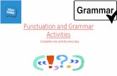 Punctuation and Grammar Activities · latest clumsy accident. Can you help him to unjumble it? DWKWAAR AWKWARD Section 5 Tick the word that is a noun made by adding a suffix to the