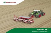 OPTIMA SX - Grapak.com · 2020. 9. 5. · KVERNELAND OPTIMA SX GEOCONTROL - The more precisely and evenly a seed is sown, the easier it is to work and harvest, and the greater the