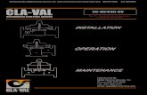 Cla-Val 50-90/650-90 Pressure Sustaining ValveDescription The CIa-VaI Model 100-01 Hytrol Valve is a main valve for CIa-VaI Automatic Control Valves. It is a hydraulically operated,