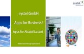 systel GmbH Apps for Business...2 systel GmbH COPYRIGHT 2015 click2dial4 in details …and all of this without CSTA ? The basic idea behind click2dial4 4 systel GmbH COPYRIGHT 2015