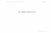 74 Mail Servicesdocshare02.docshare.tips/files/22044/220448036.pdf · 2017. 1. 12. · Linux-Kurs Themen - Mail Services - June 14, 2009 Michel Bisson Mail-Grundlagen • MTA - Mail