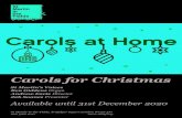 Carols for Christmas - St Martin's Digital...2020/08/01  · Carols for Christmas St Martin's Voices Ben Giddens Organ Andrew Earis DirectorZeb Soanes PresenterAvailable until 31st