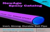 NewAge Epoxy Catalog...Dec 27, 2012  · – Two part epoxy is tested to be no n reactive from 2pH – 12pH. The epoxy coating will not sag, cold flow or become soft. The two part
