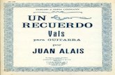 Home | Music for Classical Guitar · RECUERDO para GUITARRA JUAN ALAIS Antigua Casa Nuñez SUCESORES DIEGO, GRACIA & Editores S ARMIEMTO 1573 U. 38, Mayo 2606 Ane-xo: U. Telef. as