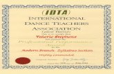INTERNATIONAL DANCE TEACHERS ASSOCIATION GREAT …stephensdc.dns-systems.net/.../valerie_stephens_idta.pdf · 2015. 2. 19. · INTERNATIONAL DANCE TEACHERS ASSOCIATION GREAT BRITAIN