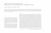 Law & Neuroscience: The Case of Solitary Confinement · 2020. 11. 9. · Law & Neuroscience: The Case of Solitary Confinement Jules Lobel & Huda Akil Abstract: This essay discusses