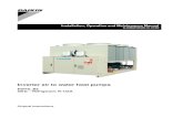 Inverter air to water heat pumps - Daikin...Inverter air to water heat pumps EWYD_BZ 50Hz – Refrigerant: R-134A Original Instructions Installation, Operation and Maintenance Manual