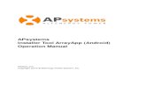 APsystems Installer Tool ArrayApp (Android) Operation Manual · 2016. 12. 11. · Installer Tool ArrayApp Operation Manual (version 2.0) 1 Introduction ArrayApp is designed to help