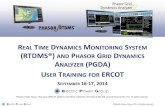 R TIME DYNAMICS M S (RTDMS®) AND P G D ANALYZER ......SCADA - Frequency appears to be similar at all locations – no oscillation PMU’s Frequency measurements from different locations