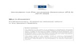 ULTI-COUNTRY · 2020. 7. 10. · Action Identification Action Programme Title IPA II Multi-country Programme 2020–part 1 Action Title EU4Democracy: Support to electoral reform in