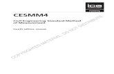 CESMM4 - ICE Bookshop · 2020. 11. 2. · CESMM4 Civil Engineering Standard Method of Measurement Fourth edition, revisedCOPYRIGHTED MATERIAL. DO NOT DISTRIBUTE