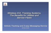 Wireless AVL Tracking Systems, The Benefits for Utilities ...€¦ · The AVL Network Cloudberry Example The AVL Network Cloudberry Example Cloudberry ASP services feed your desktop