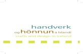 handverk og hönnun á Íslandi crafts and design in Iceland · 2016. 10. 12. · Grifflur, mokkaskinn og roð / Fingerless gloves, sheepskin and fish skin. 46 lEÐur, SkInn Og rOÐ