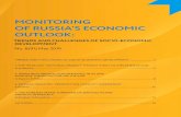 MONITORING OF RUSSIA’S ECONOMIC OUTLOOK...and Sergey Sinelnikov-Murylev Editors: Vladimir Gurevich and Andrei Kolesnikov Monitoring of Russia’s Economic Outlook: trends and challenges
