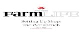 Setting Up Shop: The Workbench - myFarmLife.comOptional: Position the Workbench upside down and attach heavy-duty locking casters to the bottom of the Feet Assemblies using 1 5/8-inch