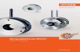 Spring-applied brake BFK457 - ERHSA · 2013. 11. 11. · 4I5 INTORQ I Spring-applied brake INTORQ BFK457 Sizes and properties Sizes 01/02/03/04/05 Braking torques: 0.12–4 Nm Compact: