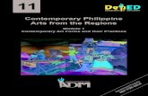 First Edition Alternative Delivery Mode · 2020. 10. 17. · First Edition Alternative Delivery Mode Quarter 1- Module 1 Contemporary Art Forms and Their Practices Republic Act 8293,
