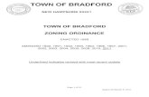 Bradford Zoning Ordinance Ordinance 2011.pdfBradford Zoning Ordinance Page 8 of 51 Approved March 8, 2011 SECTION 3 - ARTICLES . Artcicle I . GENERAL STATEMENT OF PURPOSE. In pursuance