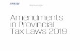 KPMG Taseer Hadi & Co. Chartered Accountants Amendments in Provincial Tax … · 2021. 1. 28. · Services Act, 2015, which were previously not being allowed due to said clauses.