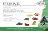 FIBRE - IDHC · 2019. 10. 23. · Whole Grains. Eat the skin when eating fruit; the skin is full of Fibre! Honouring Our Traditional Foods • Berries • Lyed Corn (Hominy) • Squash