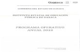 Instituto Estatal de Educación Pública de Oaxaca...minuta de entrega-recepcion del programa operativo anual 2018 oaaaca sean i-jr: s-31 - instituto estatal de educaciÓn pÚblica