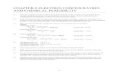 CHAPTER 8 ELECTRON CONFIGURATION AND CHEMICAL … 8.pdf · 2009. 11. 13. · 8-1 CHAPTER 8 ELECTRON CONFIGURATION AND CHEMICAL PERIODICITY 8.1 Elements are listed in the periodic