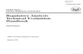 Regulatory Analysis Technical Evaluation Handbook · 2012. 12. 4. · Technical Evaluation Handbook Final Report Office of Nuclear Regulatory Research January 1997 NUREG/BR-0184 ...