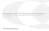 Healthcare Professional Toolkit: COVID-19 Patient Resources · 2021. 1. 20. · 4 Patient-Provider Discussion Guide 6 Patient-Provider Discussion Guide – American College of Surgeons