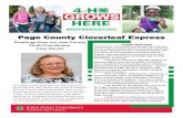 Page County Cloverleaf Express...Page County Cloverleaf Express. 2 Upcoming Training dates and locations for New Volunteer Training for the 2019-2020 include: December 4, Atlantic,