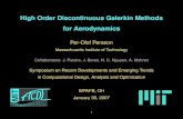 High Order Discontinuous Galerkin Methods for Aerodynamicspersson.berkeley.edu/pub/persson07dgaerodynamics.pdfMatrix Storage and Operations • Block matrix representation fundamental