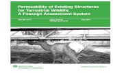 Permeability of Existing Structures for Terrestrial Wildlife ...Permeability of Existing Structures for Terrestrial Wildlife: A Passage Assessment System Report to the Washington State
