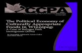 The Political Economy of Culturally Appropriate Foods in Winnipeg · 2016. 1. 28. · riety of culturally appropriate foods and ethno-cultural vegetables specific to each culture.