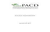 POLICY HANDBOOK - PACD...2017/01/24  · more equitable distribution of funds per producer is needed so all farmers nationwide have an equal opportunity to participate in voluntary