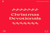Christmas Devotional Booklet · 2020. 12. 11. · December, meaning Christmas was a bit of rush, and we weren’t able to prepare for the season as we customarily would. This year,