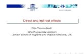 Direct and indirect effects - Paris Descarteshelios.mi.parisdescartes.fr/~chambaz/Atelier209/04Vansteelandt.pdf · Didelez, V., Dawid, A.P., and Geneletti, S. (2006). Direct and Indirect