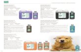 CHAMPÚ PARA PERROS · DOG SHAMPOO · 2020. 3. 10. · Shampoo repelente de insetos Shampoo repellente per insetti ReferenciaPVPR/MSRP Cantidad MFP082 300 ml 6,12€ MFP084 1 l 10,30€