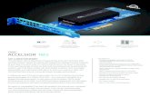 OWC ACCELSIOR 1M2 · 2020. 12. 4. · OWC ACCELSIOR 1M2 GOT A NEED FOR SPEED? The Accelsior 1M2 is the perfect Plug and Play PCIe 4.03 x4 NVMe SSD storage solution. Boost the speed