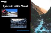 5 places to visit in Manali