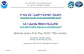 SST Quality Monitor (SQUAM)adf5c324e923ecfe4e0a-6a79b2e2bae065313f2de67bbbf078a3.r67... · 2018. 6. 25. · 4 June 2018 iQuam and SQUAM 3 Development started in 2009 (Xu and Ignatov,