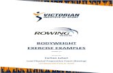 BODYWEIGHT EXERCISE EXAMPLES · 2020. 4. 29. · VIS & RV – Bodyweight Exercises pg. 2 Below are 5 examples (including YouTube links for educational purposes) for each category/area